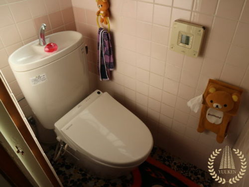 トイレはラベンダー色のぞうきんで床を水拭きすると良いらしいです。（風水的に〇）(内装)